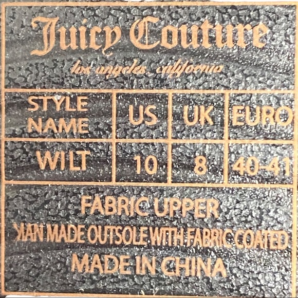 NWT Juicy Couture Wilt Padded Sandals - Picture 2 of 9